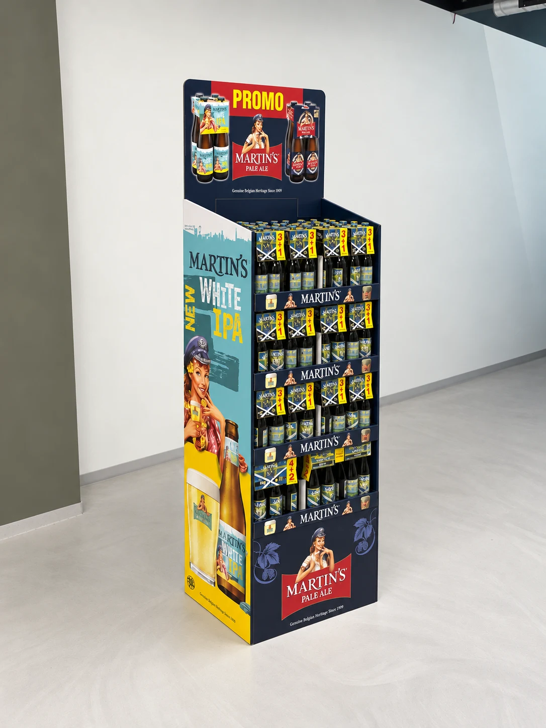 Martin's Pale Ale floor display