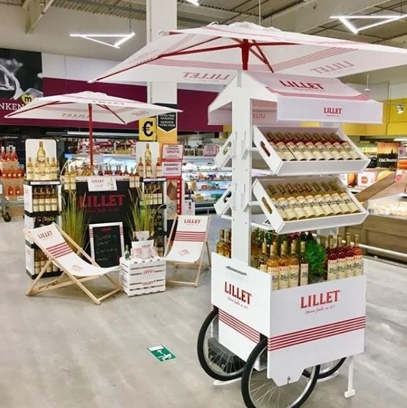 Lillet — Promotional tricycle in store