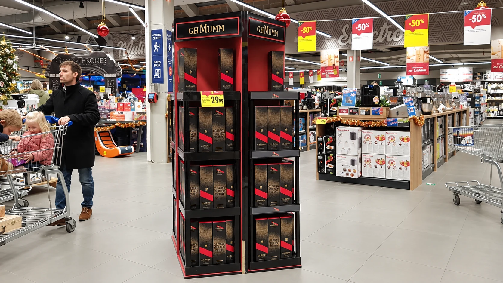 Mumm — Permanent display in store
