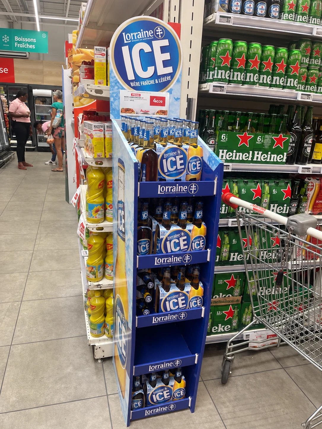 Lorraine Ice — Floor display in store