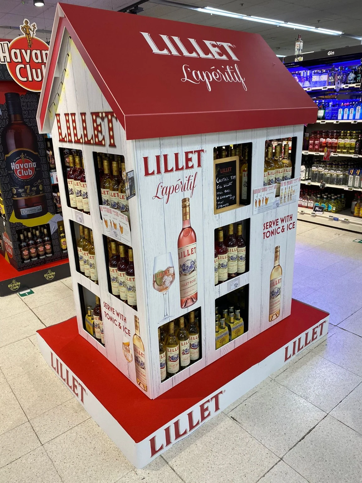 Promotional house installed in store