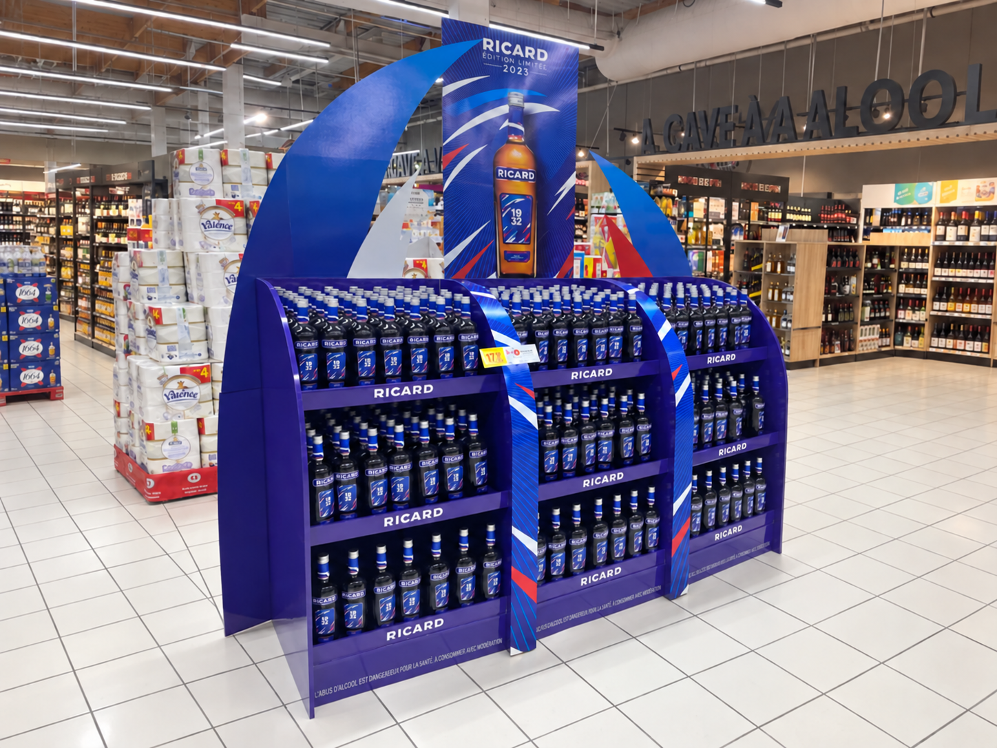 Ricard Édition 2023 — Large-format in-store installation