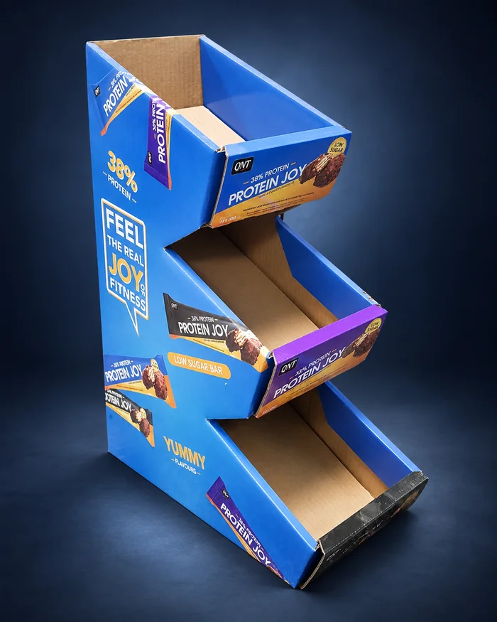 QNT · Protein Joy — Displays & totems