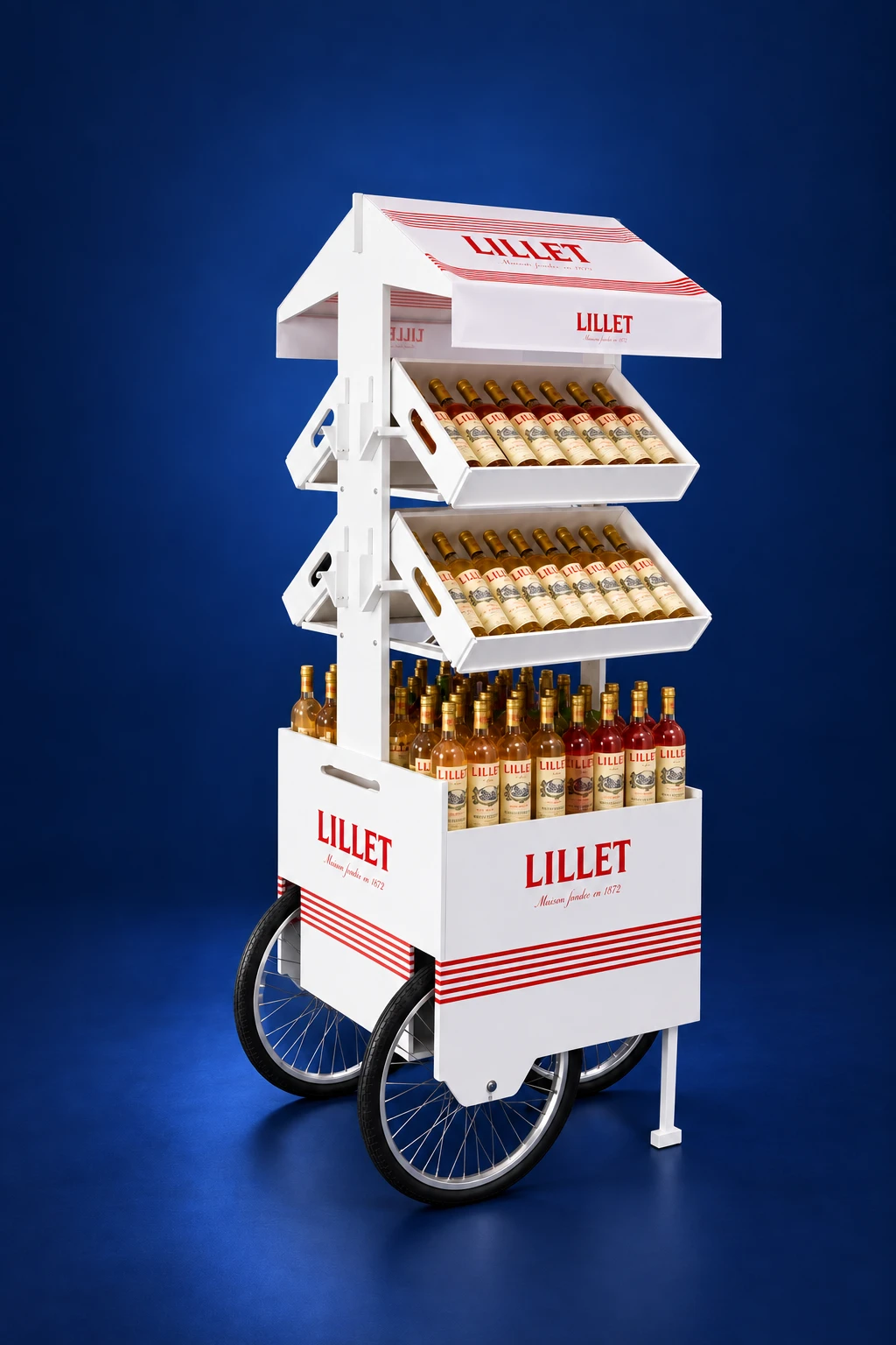 Lillet — Promotional tricycle in store