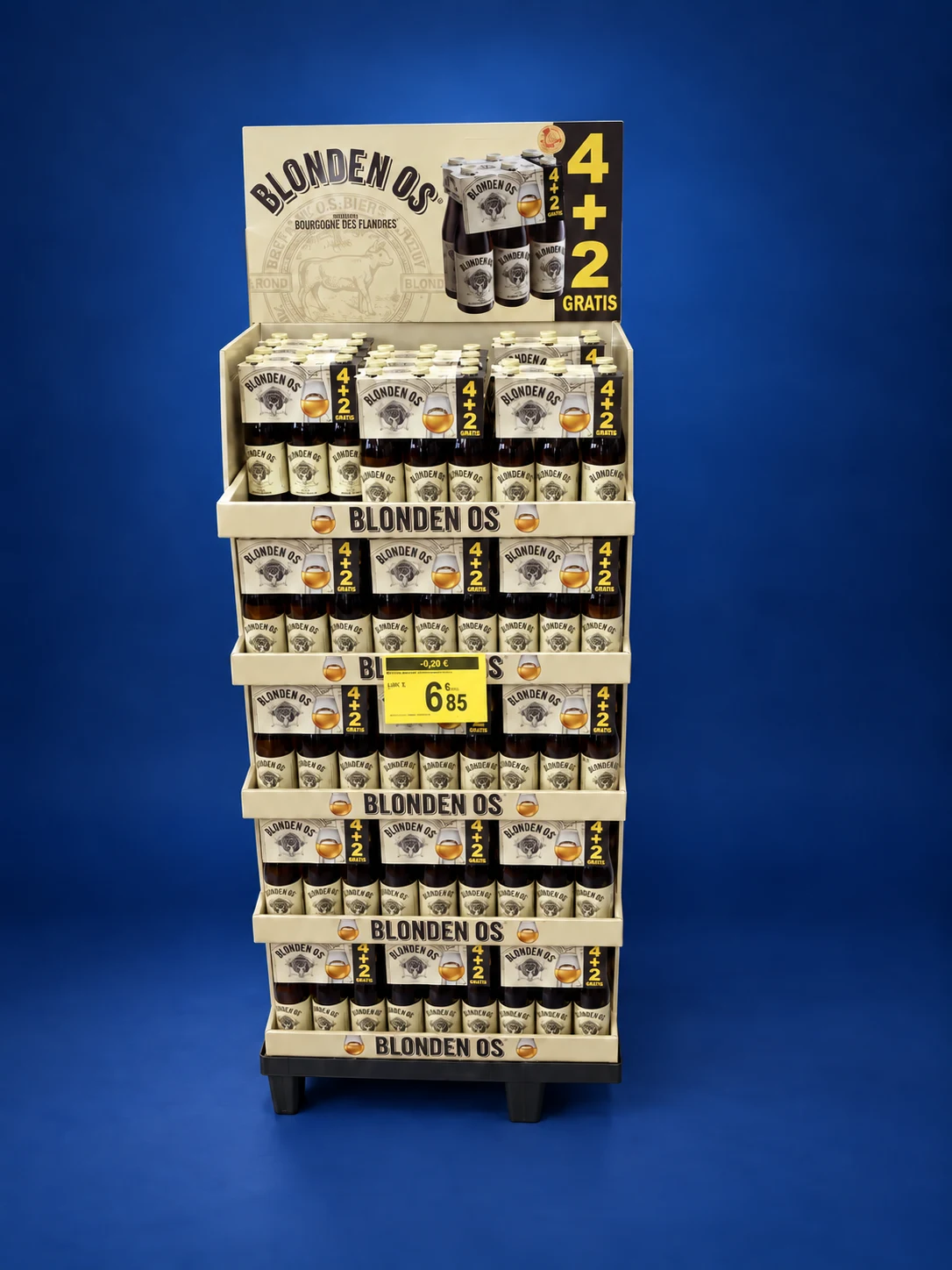 Blonden Os — Floor display — 4 + 2 offer