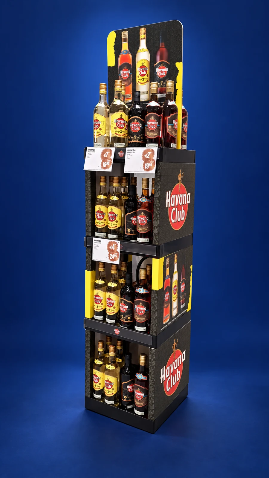 Havana Club — Stocked display in store
